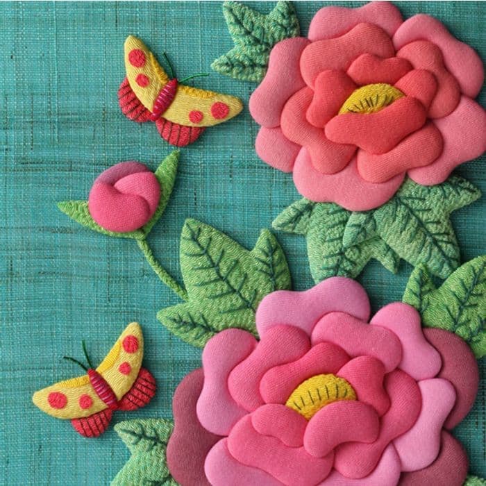 花暦 布のイラスト